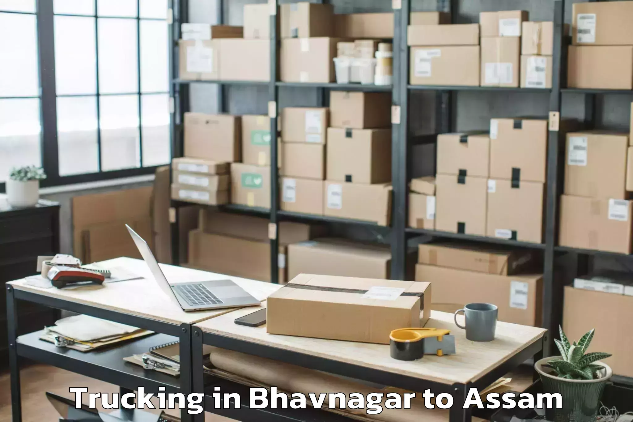 Hassle-Free Bhavnagar to Bijni Trucking